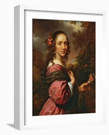 Portrait of a Lady, 1658-Govaert Flinck-Framed Giclee Print