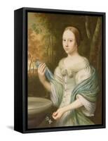 Portrait of a Lady, 1671-Wallerant Vaillant-Framed Stretched Canvas