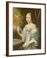 Portrait of a Lady, 1671-Wallerant Vaillant-Framed Giclee Print