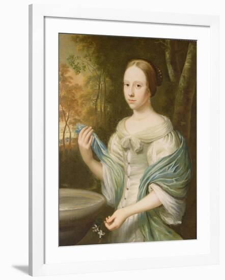 Portrait of a Lady, 1671-Wallerant Vaillant-Framed Giclee Print