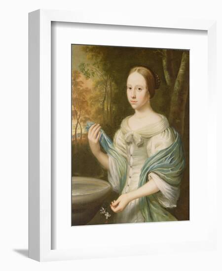 Portrait of a Lady, 1671-Wallerant Vaillant-Framed Giclee Print