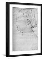 Portrait of a Lady, 16th century, (1923)-null-Framed Giclee Print