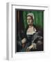 'Portrait of a lady', 16th century-Giulio Romano-Framed Giclee Print