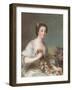 Portrait of a Lady, 1738-Jean-Marc Nattier-Framed Giclee Print