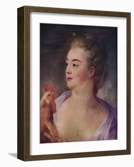 'Portrait of a Lady', 1763-Jean-Baptiste Perronneau-Framed Giclee Print