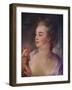 'Portrait of a Lady', 1763-Jean-Baptiste Perronneau-Framed Giclee Print