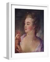 'Portrait of a Lady', 1763-Jean-Baptiste Perronneau-Framed Giclee Print