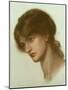 Portrait of a Lady, 1870 chalk on paper-Dante Gabriel Charles Rossetti-Mounted Giclee Print