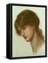 Portrait of a Lady, 1870 chalk on paper-Dante Gabriel Charles Rossetti-Framed Stretched Canvas