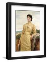 Portrait of a Lady, 1870-Charles Edward Perugini-Framed Premium Giclee Print