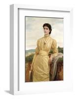 Portrait of a Lady, 1870-Charles Edward Perugini-Framed Premium Giclee Print