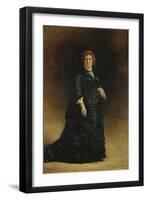 Portrait of a Lady, 1882 (Oil on Canvas)-Leon Joseph Florentin Bonnat-Framed Giclee Print