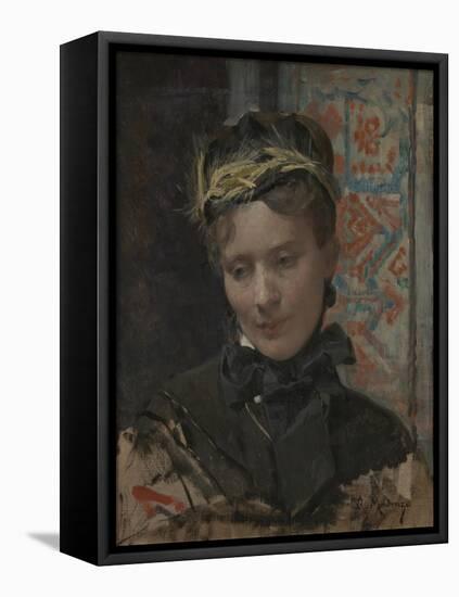 Portrait of a Lady, 1885-1896-Raimundo De Madrazo Y Garreta-Framed Stretched Canvas