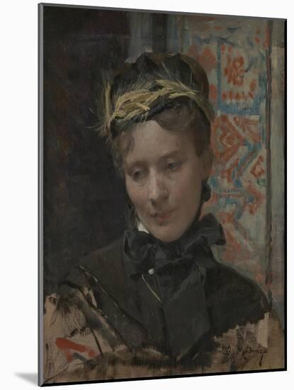 Portrait of a Lady, 1885-1896-Raimundo De Madrazo Y Garreta-Mounted Giclee Print