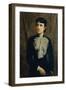 Portrait of a Lady, 1885-Eugenio Scomparini-Framed Giclee Print