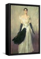 Portrait of a Lady, 1889-Giovanni Boldini-Framed Stretched Canvas