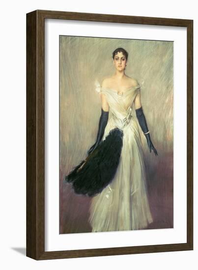 Portrait of a Lady, 1889-Giovanni Boldini-Framed Giclee Print