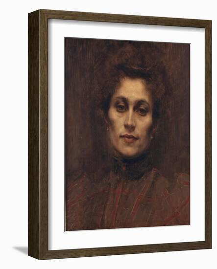 Portrait of a Lady, 1894-Eugene Carriere-Framed Giclee Print