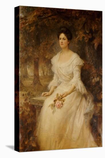 Portrait of a Lady, 1902-John Brett-Stretched Canvas