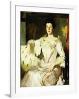 Portrait of a Lady, 1907 (Oil on Canvas)-Frank Weston Benson-Framed Giclee Print