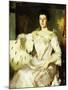 Portrait of a Lady, 1907 (Oil on Canvas)-Frank Weston Benson-Mounted Giclee Print