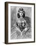 Portrait of a Lady, 19th Century-Constantin Guys-Framed Giclee Print