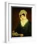 Portrait of a Lady, American School, 19th Century-null-Framed Giclee Print