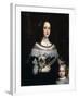 Portrait of a Lady and a Little Girl, C1660-Justus Sustermans-Framed Giclee Print