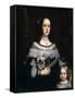 Portrait of a Lady and a Little Girl, C1660-Justus Sustermans-Framed Stretched Canvas