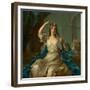 Portrait of a Lady as a Vestal Virgin, 1759-Jean-Marc Nattier-Framed Giclee Print