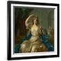 Portrait of a Lady as a Vestal Virgin, 1759-Jean-Marc Nattier-Framed Giclee Print