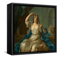 Portrait of a Lady as a Vestal Virgin, 1759-Jean-Marc Nattier-Framed Stretched Canvas