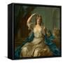 Portrait of a Lady as a Vestal Virgin, 1759-Jean-Marc Nattier-Framed Stretched Canvas