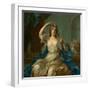 Portrait of a Lady as a Vestal Virgin, 1759-Jean-Marc Nattier-Framed Giclee Print