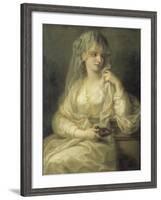 Portrait of a Lady As a Vestal Virgin-Angelica Kauffmann-Framed Giclee Print