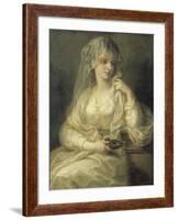 Portrait of a Lady As a Vestal Virgin-Angelica Kauffmann-Framed Giclee Print