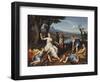 Portrait of a Lady as Diana Returning from the Hunt, 1698-Nicolas Colombel-Framed Giclee Print