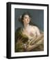 Portrait of a Lady as Flora-Giovanni Battista Tiepolo-Framed Giclee Print