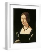 Portrait of a Lady as Saint Lucy-Giovanni Antonio Boltraffio-Framed Giclee Print