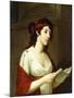 Portrait of a Lady as Sappho-Elisabeth Louise Vigee-LeBrun-Mounted Giclee Print