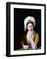 Portrait of a Lady as the Cumaean Sibyl, 1778-89-Robert Home-Framed Giclee Print
