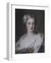 Portrait of a Lady, Bust Length in an Ermine-Trimmed Robe with Fleur-De-Lys, Diamond Clasp and…-Rosalba Giovanna Carriera-Framed Giclee Print