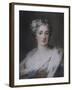 Portrait of a Lady, Bust Length in an Ermine-Trimmed Robe with Fleur-De-Lys, Diamond Clasp and…-Rosalba Giovanna Carriera-Framed Giclee Print