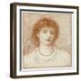 Portrait of a Lady, Bust Length-Alice May Chambers-Framed Giclee Print