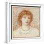 Portrait of a Lady, Bust Length-Alice May Chambers-Framed Giclee Print