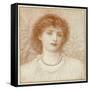 Portrait of a Lady, Bust Length-Alice May Chambers-Framed Stretched Canvas