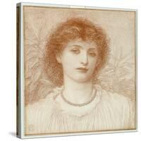 Portrait of a Lady, Bust Length-Alice May Chambers-Stretched Canvas