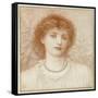 Portrait of a Lady, Bust Length-Alice May Chambers-Framed Stretched Canvas