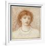 Portrait of a Lady, Bust Length-Alice May Chambers-Framed Giclee Print