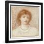 Portrait of a Lady, Bust Length-Alice May Chambers-Framed Giclee Print